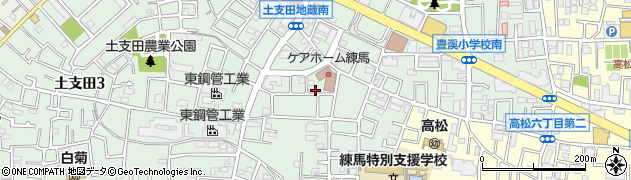 東京都練馬区土支田2丁目13周辺の地図