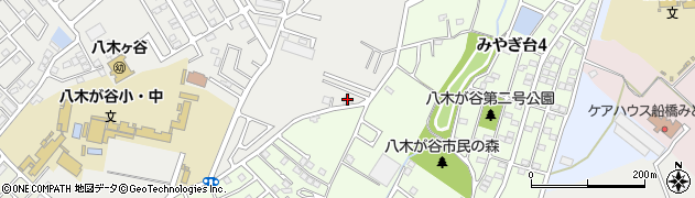 千葉県船橋市八木が谷4丁目3-1周辺の地図