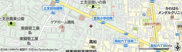 東京都練馬区土支田2丁目17周辺の地図
