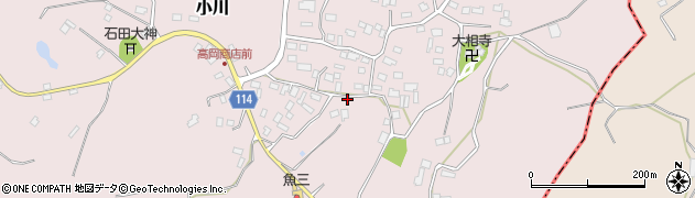 千葉県香取市小川周辺の地図