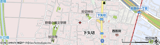 千葉県松戸市下矢切299周辺の地図