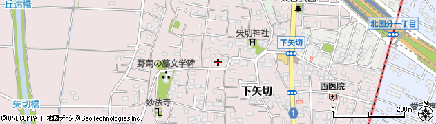 千葉県松戸市下矢切337周辺の地図