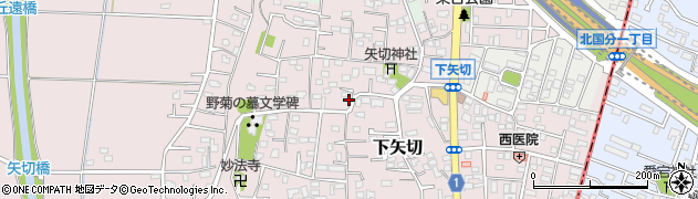千葉県松戸市下矢切336周辺の地図