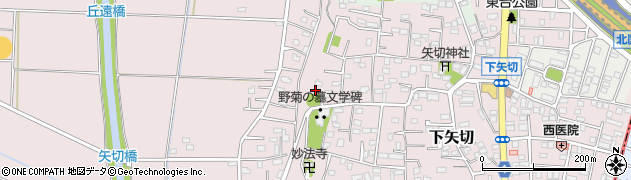 千葉県松戸市下矢切375周辺の地図