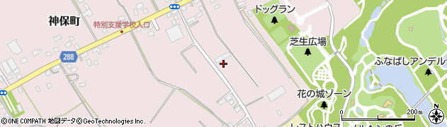 千葉県船橋市神保町25周辺の地図