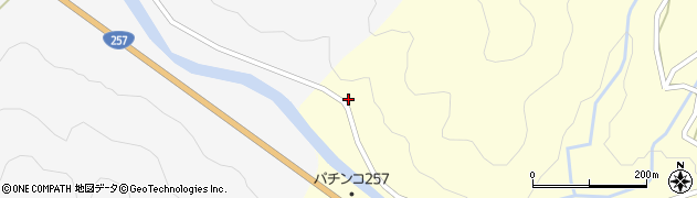 岐阜県下呂市野尻1868周辺の地図