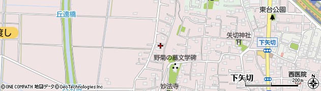千葉県松戸市下矢切657周辺の地図