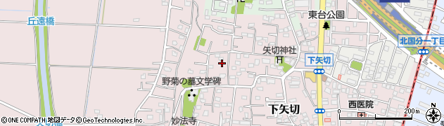 千葉県松戸市下矢切353周辺の地図
