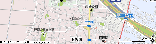 千葉県松戸市下矢切312周辺の地図