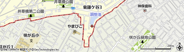 井草橋第三公園周辺の地図