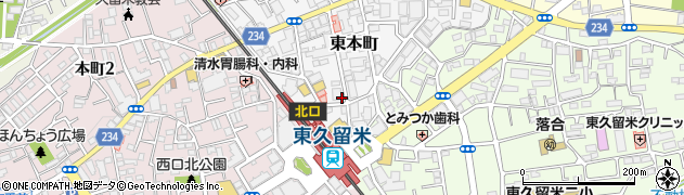 松屋周辺の地図