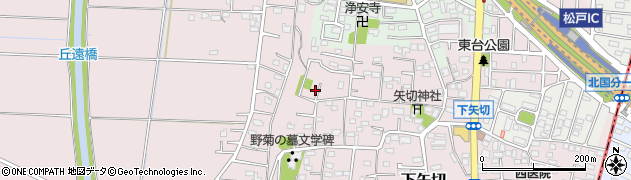 千葉県松戸市下矢切369周辺の地図