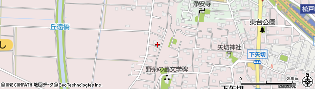 千葉県松戸市下矢切595周辺の地図