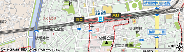 すき家綾瀬駅南店周辺の地図
