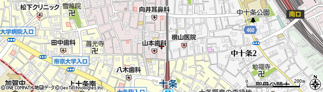 東京都北区十条仲原1丁目1周辺の地図