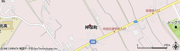 千葉県船橋市神保町周辺の地図