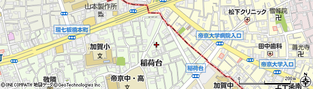 東京都板橋区稲荷台4周辺の地図
