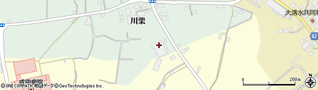 千葉県成田市川栗832周辺の地図
