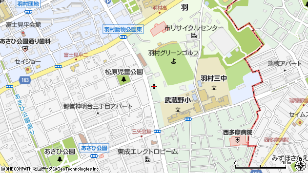 〒205-0022 東京都羽村市双葉町の地図