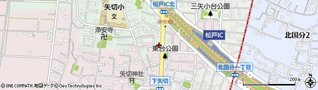 千葉県松戸市中矢切565-11周辺の地図