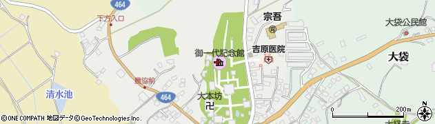 宗吾霊堂周辺の地図