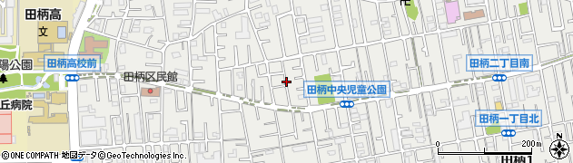 東京都練馬区田柄周辺の地図