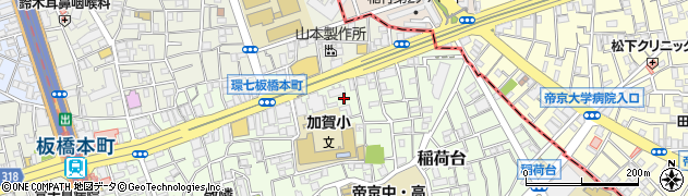 東京都板橋区稲荷台21周辺の地図