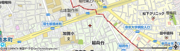 東京都板橋区稲荷台18周辺の地図