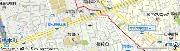 東京都板橋区稲荷台19周辺の地図