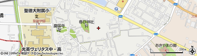 千葉県松戸市秋山周辺の地図