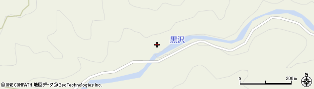 黒沢周辺の地図