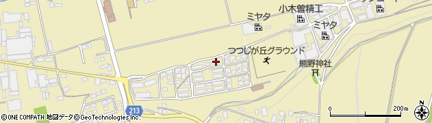 長野県宮田村（上伊那郡）つつじが丘区周辺の地図