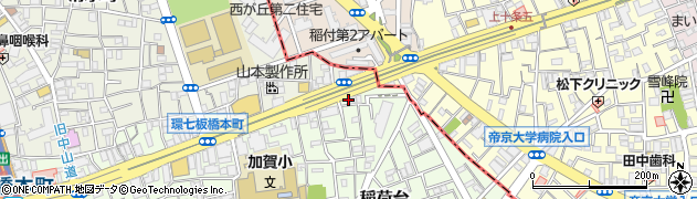 東京都板橋区稲荷台16周辺の地図
