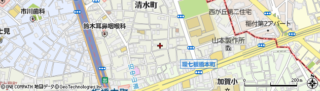 東京都板橋区清水町11周辺の地図