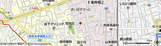 東京都北区十条仲原1丁目19-3周辺の地図