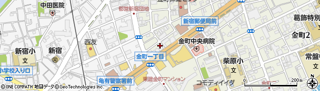 明治安田生命　金町第二営業所周辺の地図