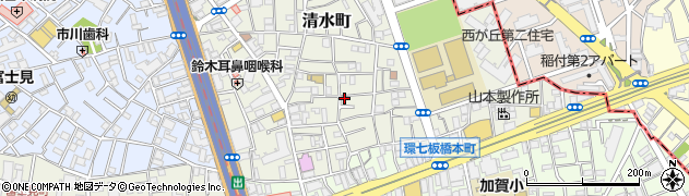 東京都板橋区清水町11-7周辺の地図