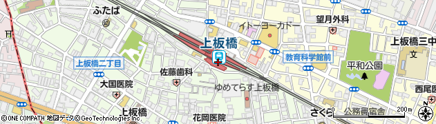 東武鉄道株式会社　上板橋駅周辺の地図