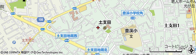 東京都練馬区土支田周辺の地図