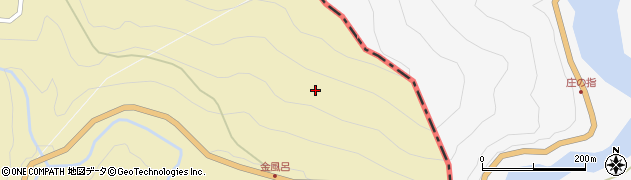 山梨県小菅村（北都留郡）金風呂周辺の地図
