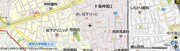 東京都北区十条仲原1丁目19-9周辺の地図
