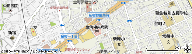 ゆうちょ銀行葛飾新宿店周辺の地図