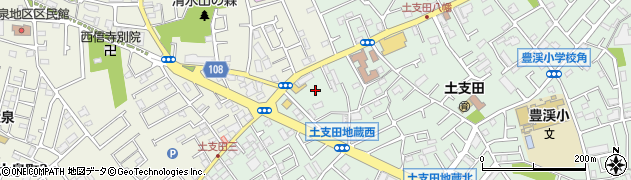 東京都練馬区土支田2丁目42周辺の地図