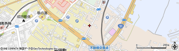 成和周辺の地図