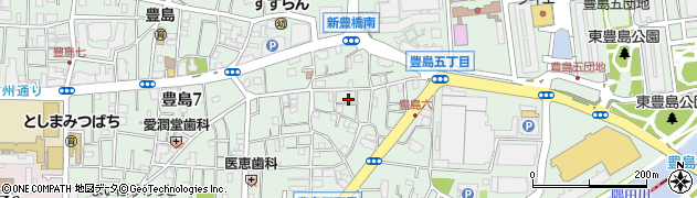 東京都北区豊島周辺の地図