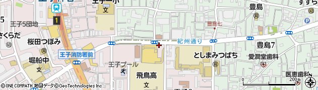 コルモピア王子店周辺の地図