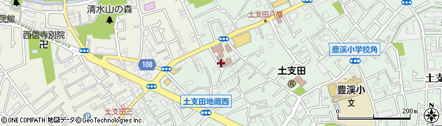 東京都練馬区土支田2丁目40周辺の地図