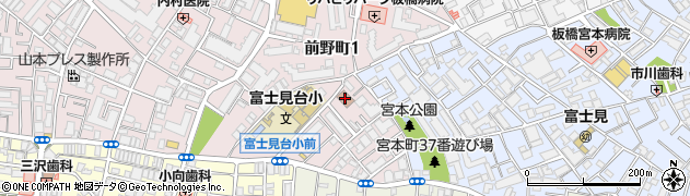 板橋区立　児童館・富士見台周辺の地図