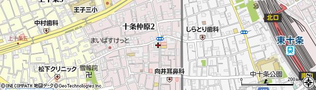 東京都北区十条仲原1丁目25-13周辺の地図