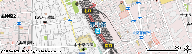 東十条駅周辺の地図
